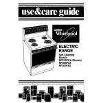 Whirlpool RF36lPX.X Specifications