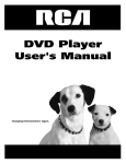Radio Shack 3-DVD Changer User`s manual