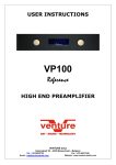 Venture Products V100A Specifications