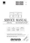 Aiwa NSX-DS50 Service manual