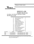 Whirlpool S-04-GNF26E WO Product specifications