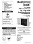 Roberts Gorden Combat UHD[X][S][R] 75 Service manual