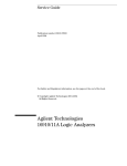 Agilent Technologies 8133A Specifications