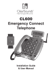 ClearSounds CL600 User manual