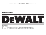 DeWalt DW717-XE Instruction manual