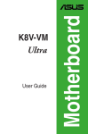 Asus K8V-VM Ultra User guide