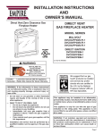 Empire Comfort Systems DVCD36FP50N-1 Owner`s manual