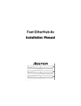 Accton Technology Fast EtherHub-8s Installation manual