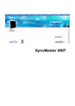 Samsung SyncMaster 400T Specifications