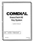 Comdial ExecuTech 0816 Series Specifications