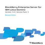 BlackBerry Enterprise Server for IBM Lotus Domino - 5.0.3