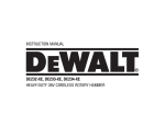DeWalt DC234-XE Instruction manual