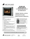 Archgard 25-BVI20N-2 Instruction manual