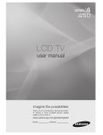 Samsung LN40A450C1D User manual