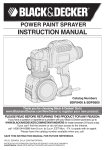 Black & Decker BDPS600 Instruction manual