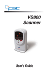 PSC Scanners User`s guide