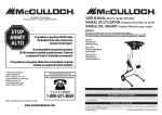McCulloch MS2003 User manual
