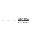Epson ELPD04 Specifications