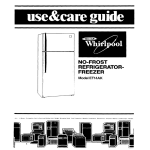 Whirlpool Freezer Refrigerator Specifications