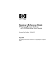 HP Compaq Business Desktop dc7100 Series Hardware reference guide