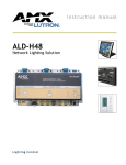 AMX ALD-H48 Instruction manual