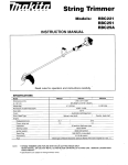 Makita RBC280 Instruction manual