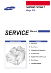 Samsung Msys 730 Service manual