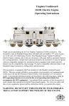 M.T.H. 3243R Operating instructions