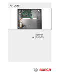 Bosch ICP-CC404 Installation guide