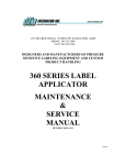 C.T.M. HS-360 Service manual