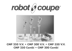 Robot Coupe CMP 300 V.V. Specifications