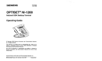 Siemens NI-1200 Specifications