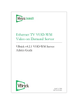 VBrick Systems ETHERNETV V4.4.3 Instruction manual