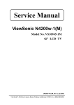 ViewSonic VS10945-1M Service manual