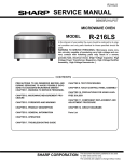 Sharp R-216 Service manual