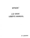 Epson P-2500 Specifications