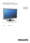 Philips 32PFL4755/V7 User manual