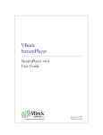 VBrick Systems StreamPlayer v4.4 User guide