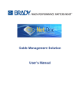 Brady NetDoc User`s manual