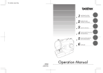 Brother Sewing Machine Instruction manual