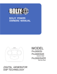 BOLIY Pro3600Si/E Specifications