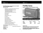 ProMariner ProMite5/5 Owner`s manual