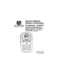 Audiovox 560FM - FRS - Radio Owner`s manual