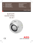 AEG BSS 4817 Instruction manual