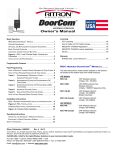 Ritron JBS-446D CANADA Owner`s manual