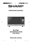 Sharp R-756SLM Specifications