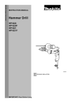 Makita HP1620 Instruction manual