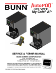 Bunn AutoPOD Repair manual