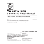 Volkswagen 1995 Volkswagen Golf III GL Repair manual