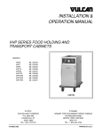 Vulcan-Hart VHP8 ML-126345 Specifications